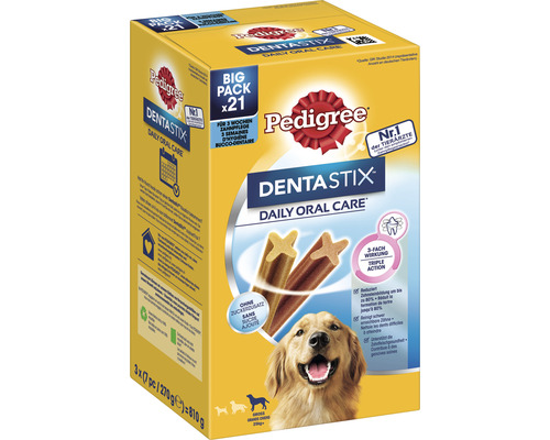 Friandises pour chiens Pedigree Dentastix MP Maxi 21 pièces 810 g friandises à mâcher