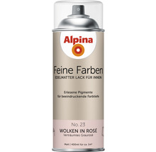 Peinture aérosol Alpina Feine Farben Nuages roses gris rosé de rêve 400 ml