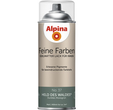Peinture aérosol Alpina Feine Farben Héros de la forêt vert mousse foncé 400 ml