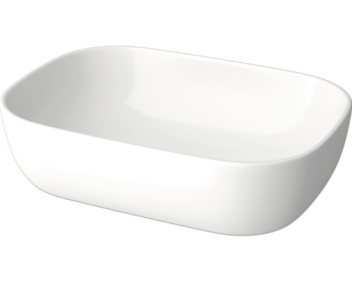 Vasque à poser Moduo 50,5 cm rectangulaire blanc