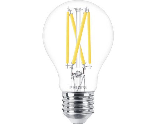 Ampoule LED fonction de variation A60 transparente E27/5,9W(60W) 806 lm 2200- 2700 K blanc chaud Warm Glow