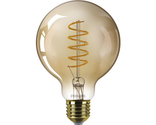 Ampoule globe LED à intensité lumineuse variable G93 or E27/4W(25W) 250 lm 1800 K blanc chaud