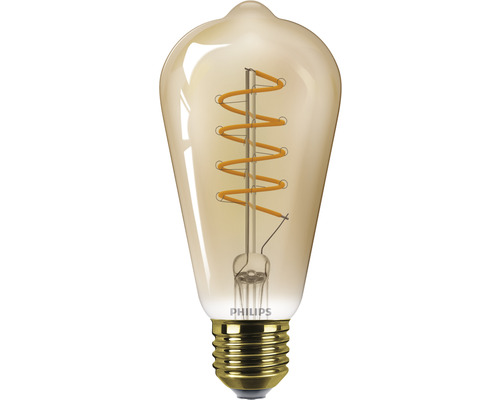 Ampoule LED à intensité lumineuse variable ST64 or E27/5,5W(25W) 250 lm 1800 K blanc chaud