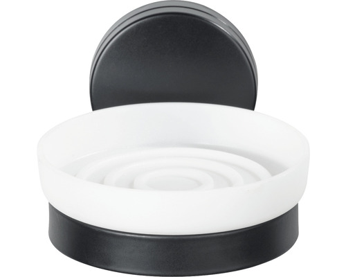 Wandseifenhalter aus Kunststoff und Metall