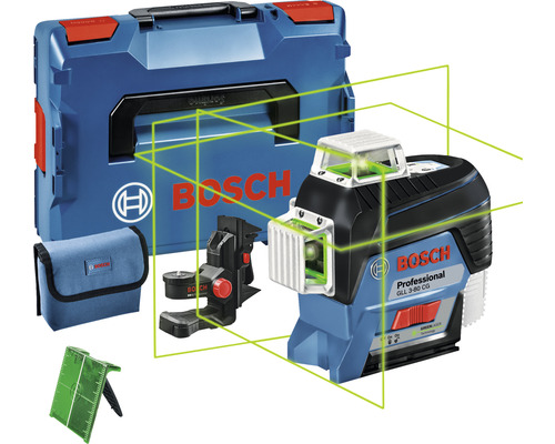 Laser à lignes Bosch Professional Connectivity GLL3-80 CG avec BM1 & L-BOXX
