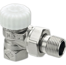 Set de thermostat de forme angulaire Heimeier 1/2 pouce blanc DX+3711-02-thumb-1