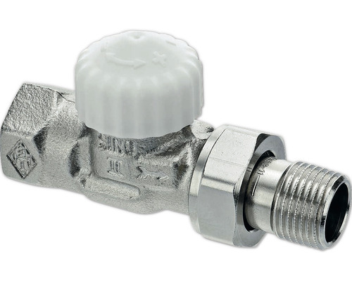Robinet de radiateur avec raccord de tête thermostatique