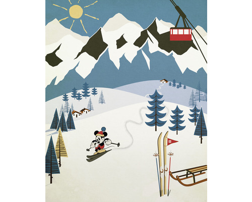 Fototapete Vlies IADX4-039 Into Adventure Disney Mickey Alpine 4-tlg. 200 x 250 cm