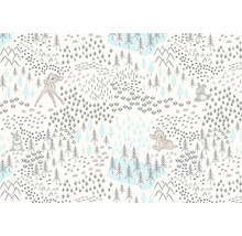 Papier peint panoramique intissé IADX8-057 Into Adventure Disney Bambi Woodland 8 pces 400 x 280 cm