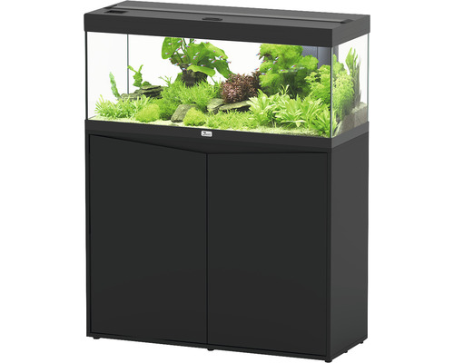 Kit complet d'aquarium aquatlantis Prestige 100 armoire fermée noir