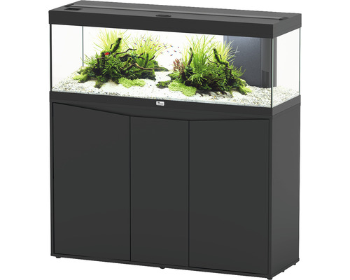 Kit complet d'aquarium aquatlantis Prestige 120 armoire fermée noir