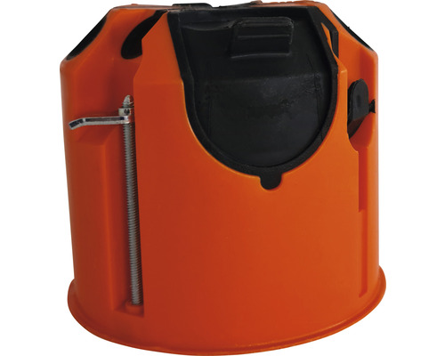 Hohlwanddose aus Kunststoff mit Schraubbefestigung