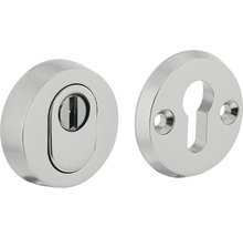 Jeu de ferrures de porte avec rosettes pour cylindre profilé