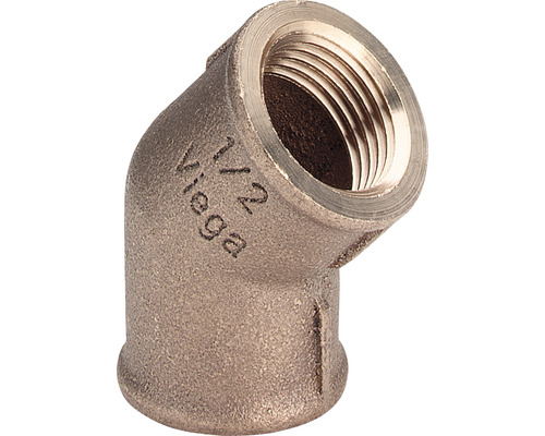 Coude à 45° viega bronze rouge 3120 FI/FI 1/2" 320690