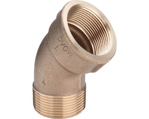 Coude à 45° viega bronze rouge 3121 FI/FE 1/2" 264208