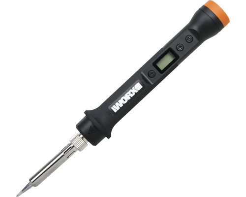 Fer à souder avec affichage numérique et logo Worx.