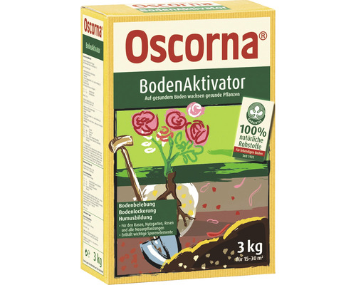Bodenaktivator Oscorna Bodenhilfsstoff 3 kg organisch-mineralisch Oscorna Bodenaktivator 3 kg Packung zur Bodenverbesserung