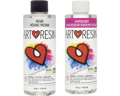 Art Resin Epoxyharz inkl. Härter 2x 118 ml Art Resin Gießharz und Härter, jeweils in einer Flasche