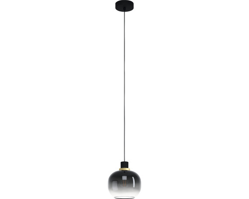 Suspension avec abat-jour en verre