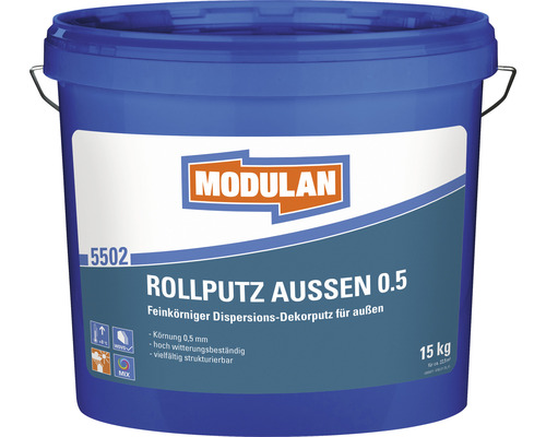 MODULAN 5502 Rollputz Außen 0,5 mm weiß 15 kg