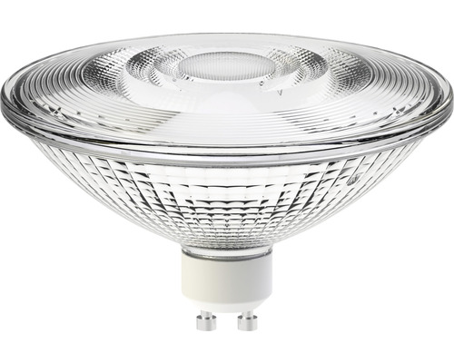 Ampoule réflecteur LED à intensité lumineuse variable transparent GU10/13W(100W) 1150 lm 3000 K blanc chaud 830 25°
