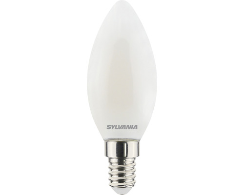 Ampoule flamme LED à intensité lumineuse variable C37 mat E14/4,5W(40W) 470 lm 4000 K blanc neutre 840