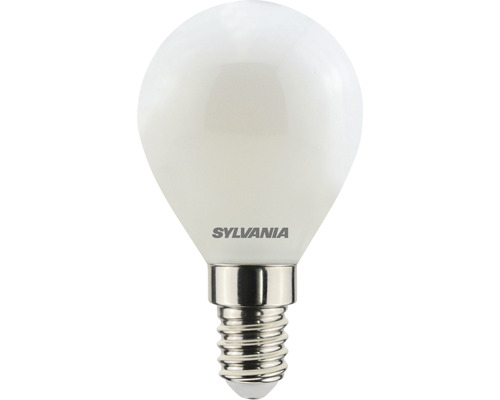 LED Tropfenlampe dimmbar B40 matt E14/4,5W(40W) 470 lm 4000 K neutralweiß 840 Sylvania Tropfenlampe mit E14 Sockel