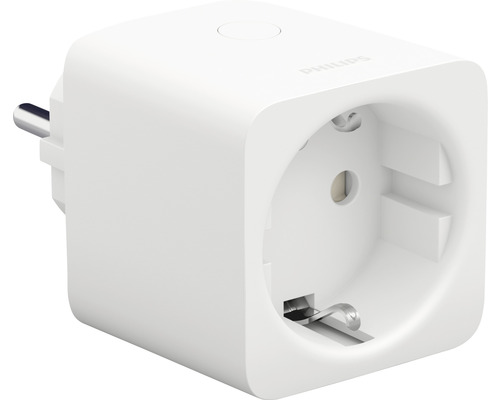 Adaptateur Philips hue Smart Plug blanc - Compatible avec Smart Home by hornbach Prise intelligente Philips Hue pour commander des appareils électroniques