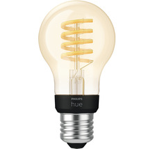 Ampoule Philips hue White Ambiance à intensité lumineuse variable gold filament A60 E27/7W(40W) 550 lm 2200K-6500 K - Compatible avec SMART HOME by hornbach-thumb-0