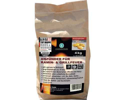 grillas Allume-feu 10 kg en Laine écologique Allume Charbon