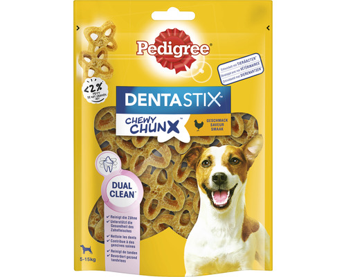 En-cas pour chiens Pedigree Denta Stix Chewy Chunx Mini 60 g