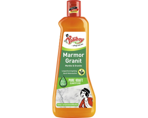 Produit d'entretien pour marbre et granit Poliboy 500 ml Produit d''entretien pour marbre et granit Poliboy pour surfaces en pierre naturelle et artificielle en bouteille