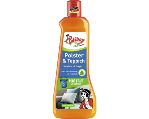 Nettoyant pour tapis et rembourrage Poliboy 500 ml Poliboy Détachant concentré pour tissus d''ameublement et tapis, bouteille