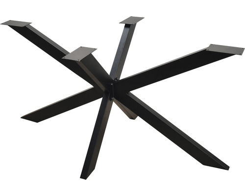 Piètement de table forme Matrix noir 1500x820x72 mm