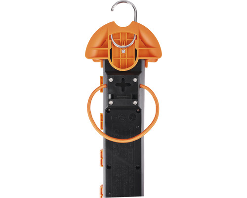 Mehrfachsteckdose mit Aufhängevorrichtung für den Einsatzort