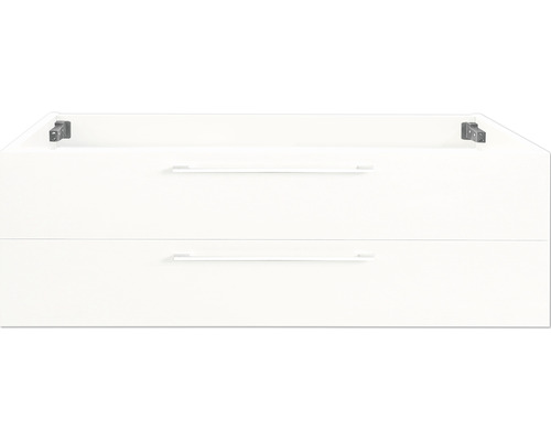 Waschbeckenunterschrank Somero 120 cm weiß hochglanz