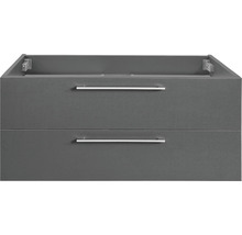 Meuble sous vasque Differnz Somero lxhxp 80 x 45 cm x 38 cm couleur de façade anthracite mat 36.104.67