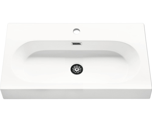 Vasque pour meuble Differnz Somero 60 x 38 cm blanc brillant émaillé 36.104.47 Vasque à poser en céramique sanitaire