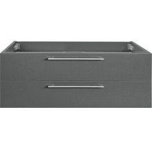 Meuble sous vasque Differnz Somero lxhxp 100 x 45 cm x 38 cm couleur de façade anthracite mat 36.104.56