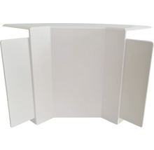 Brise-vue de jardin en plastique blanc