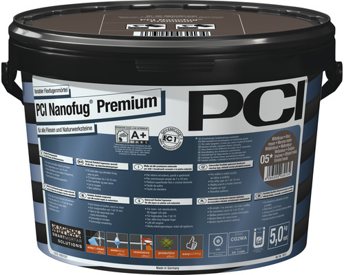 PCI Nanofug Premium Flexfugenmörtel für Fliesen und Natursteine in einem Eimer