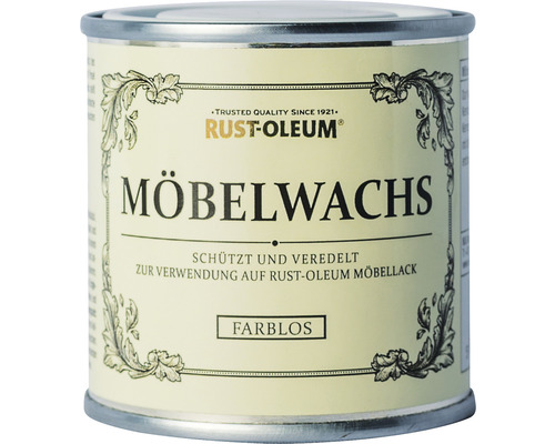 Peinture à la chaux cire pour meuble transparent 125 ml Boîte de cire pour meubles incolore de Rust-Oleum