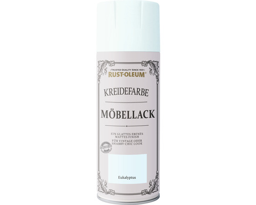 Peinture aérosol peinture à la chaux eucalyptus 400 ml Rust-Oleum vernis pour meubles peinture à la craie Eucalyptus en aérosol