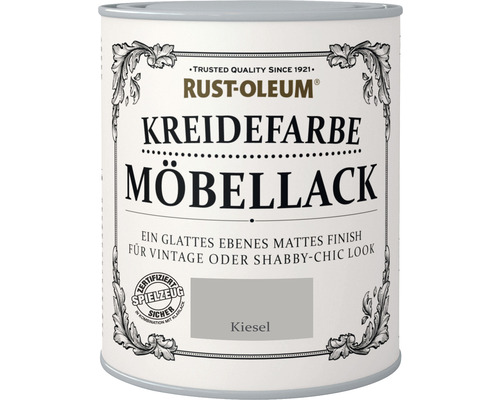 Peinture à la chaux laque pour meuble caillou 750 ml Boîte de peinture pour meubles à la craie Rust-Oleum