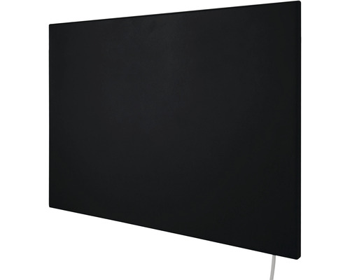 Schwarzer Heizkörper als Infrarotheizung