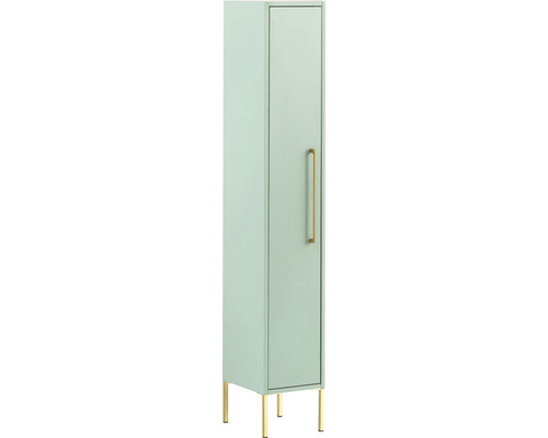 Armoire maxi Möbelpartner Sarah couleur de façade vert menthe 25 x 154,7 x 30 cm-0