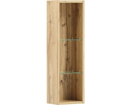 Hochschrank mit zwei Glasböden