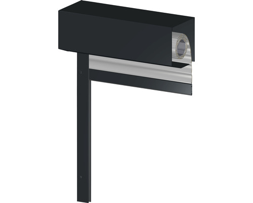 ARON Vorbaurollladen PVC grau 2000 x 715 mm Kasten Aluminium RAL 7016 anthrazitgrau Gurtzug Rechts ARON Vorbaurollladen PVC grau 2000 x 715 mm Kasten Aluminium RAL 7016 anthrazitgrau Gurtzug Rechts