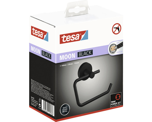 Tesa Moon Black Toilettenpapierhalter Verpackung