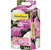 Terreau pour hortensias Floragard pour hortensias à fleurs roses et blanches 25 l-thumb-0